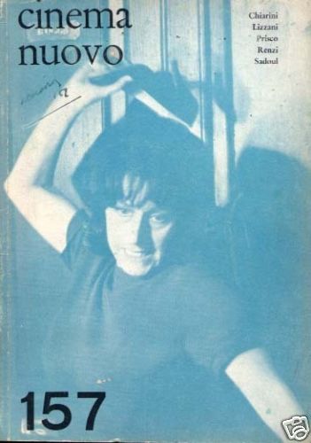 CINEMA NUOVO magazine side cover Issue 157 May/June 1962