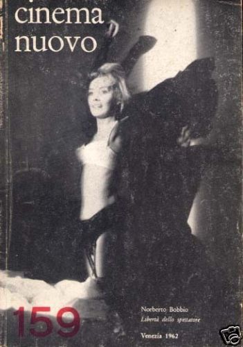 CINEMA NUOVO magazine side cover Issue 159 September/October 1962