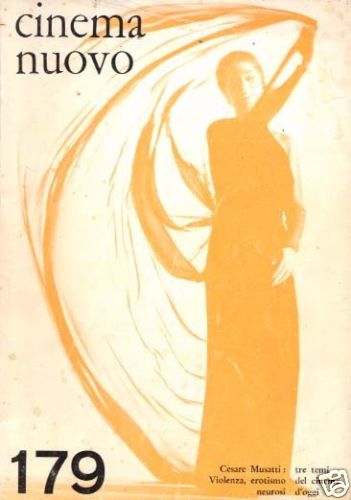 CINEMA NUOVO magazine side cover Issue 179 January/February 1966