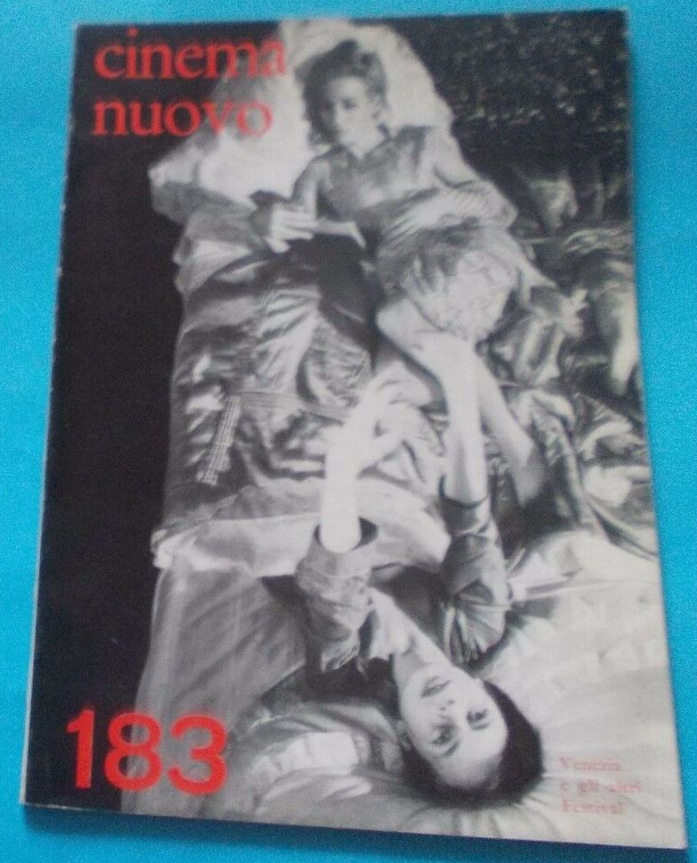 CINEMA NUOVO magazine side cover Issue 183 September/October 1966