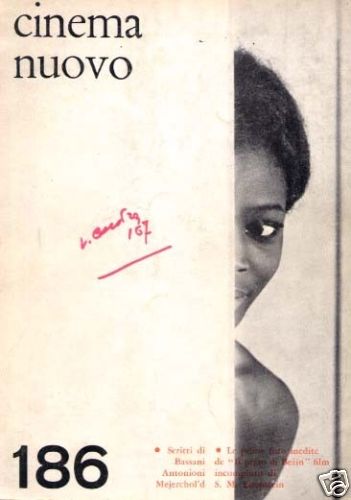 CINEMA NUOVO magazine side cover Issue 186 March/April 1967