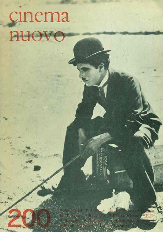 CINEMA NUOVO magazine side cover Issue 200 July/August 1969