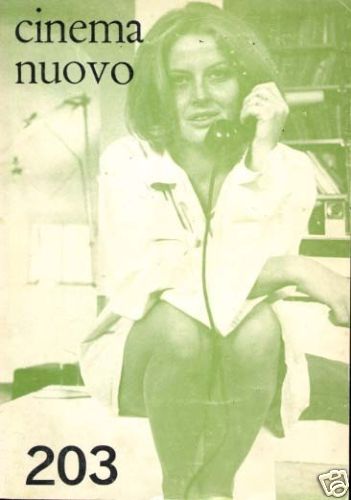 CINEMA NUOVO magazine side cover Issue 203 January/February 1970