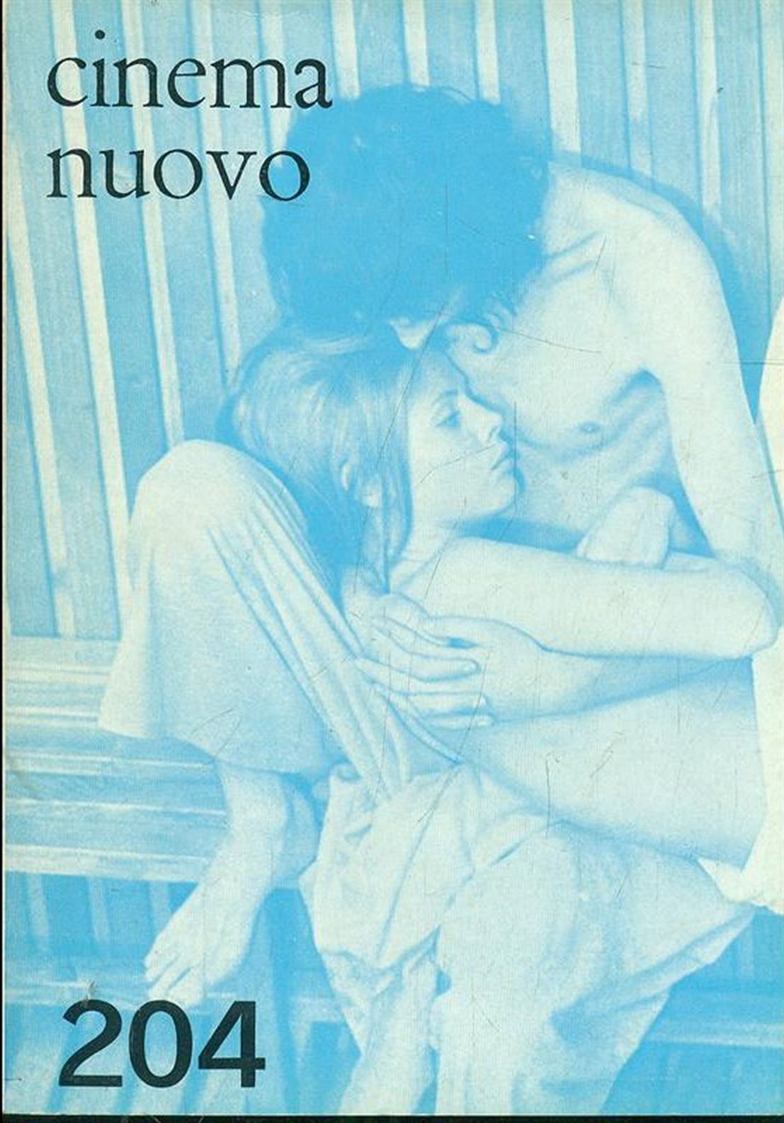 CINEMA NUOVO magazine side cover Issue 204 March/April 1970