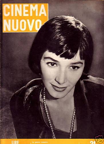 CINEMA NUOVO magazine side cover Issue 21 October 1953