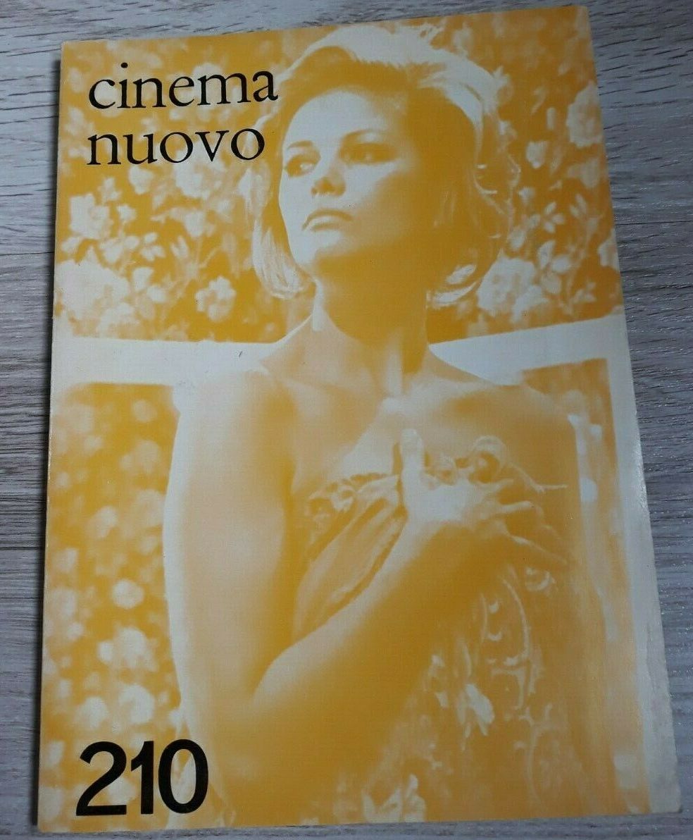 CINEMA NUOVO magazine side cover Issue 210 March/April 1971