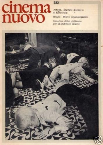 CINEMA NUOVO magazine side cover Issue 222 March/April 1973