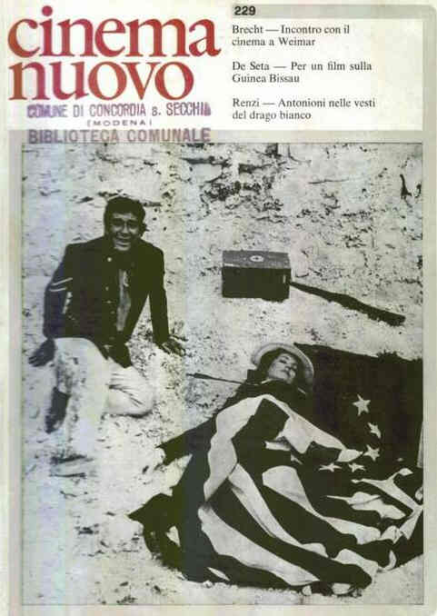 CINEMA NUOVO magazine side cover Issue 229 May/June 1974