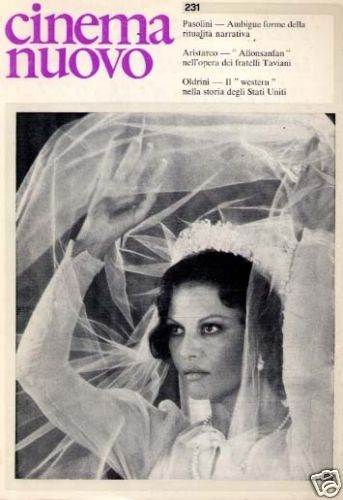 CINEMA NUOVO magazine side cover Issue 231 September/October 1974