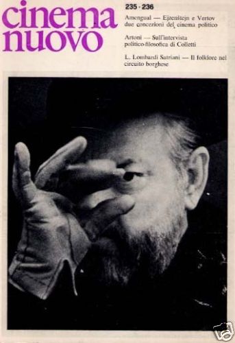 CINEMA NUOVO magazine side cover Issue 235/236 May-August 1975