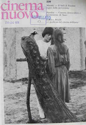 CINEMA NUOVO magazine side cover Issue 239 January/February 1976