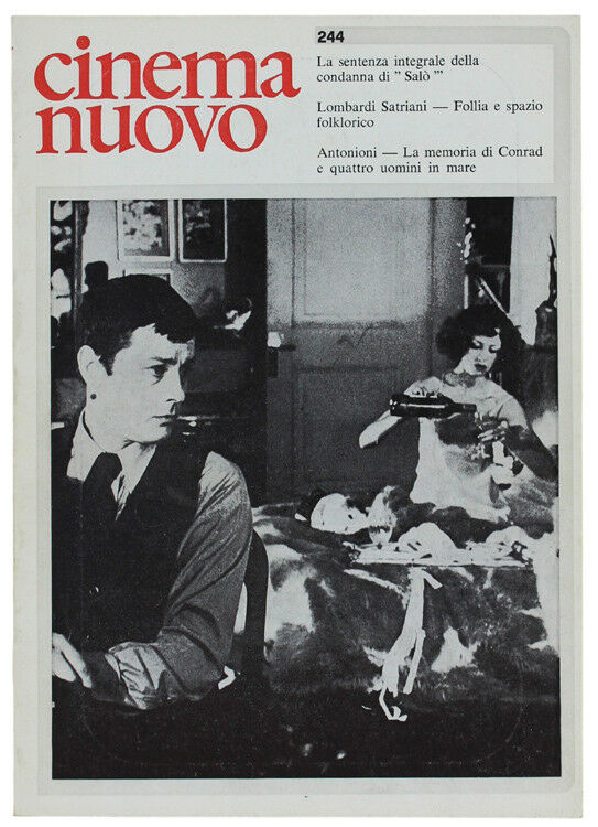 CINEMA NUOVO magazine side cover Issue 244 November/December 1976