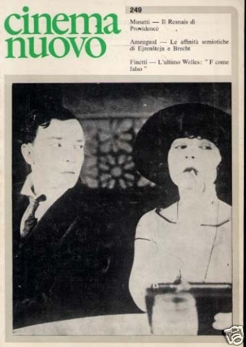 CINEMA NUOVO magazine side cover Issue 249 September/October 1977