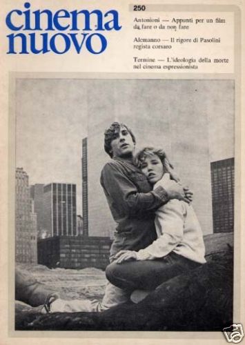 CINEMA NUOVO magazine side cover Issue 250 November/December 1977