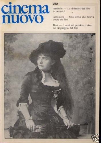 CINEMA NUOVO magazine side cover Issue 252 March/April 1978