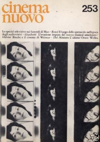 CINEMA NUOVO magazine side cover Issue 253 May/June 1978