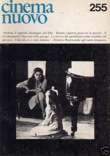 CINEMA NUOVO magazine side cover Issue 255 September/October 1978
