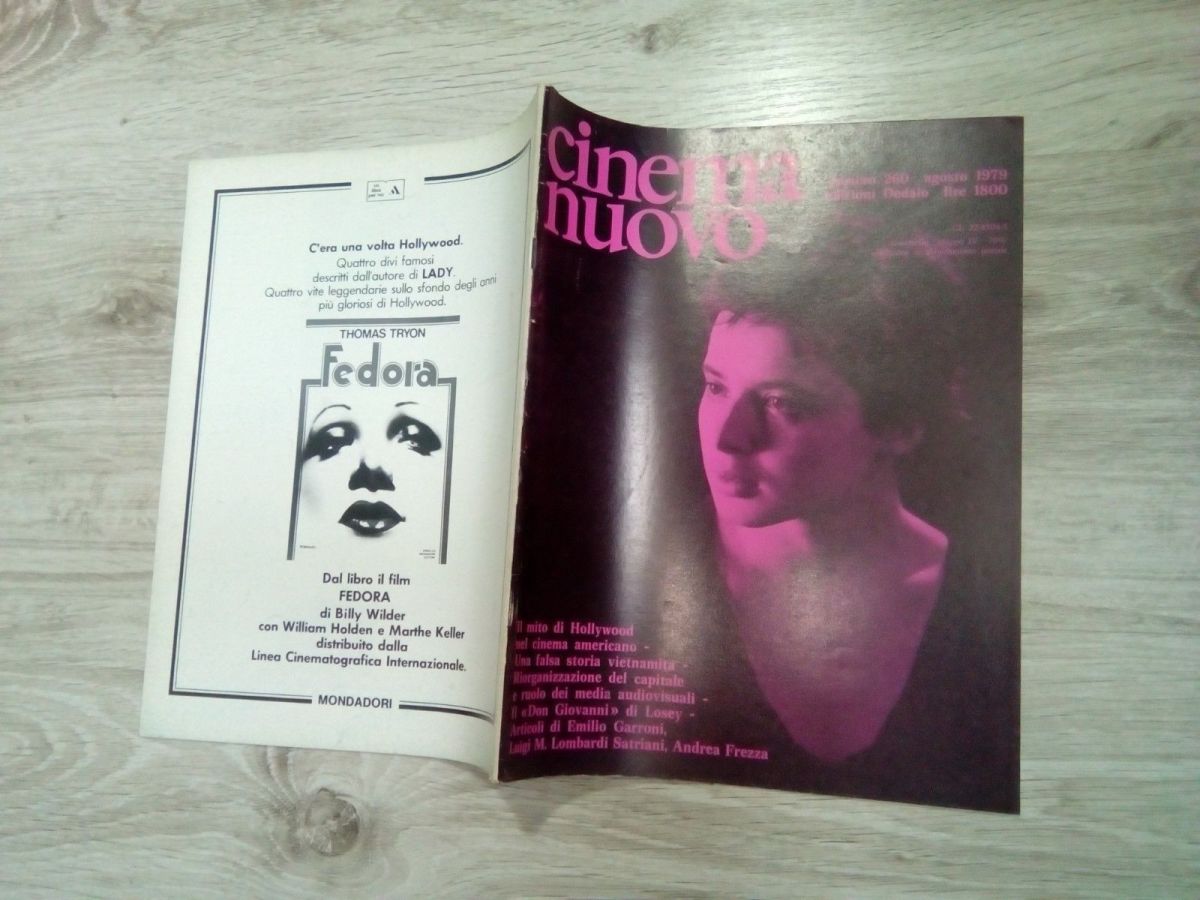 CINEMA NUOVO magazine side cover Issue 260 July/August 1979