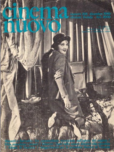 CINEMA NUOVO magazine side cover Issue 268 November/December 1980