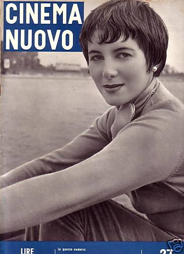CINEMA NUOVO magazine side cover Issue 27 January 1954