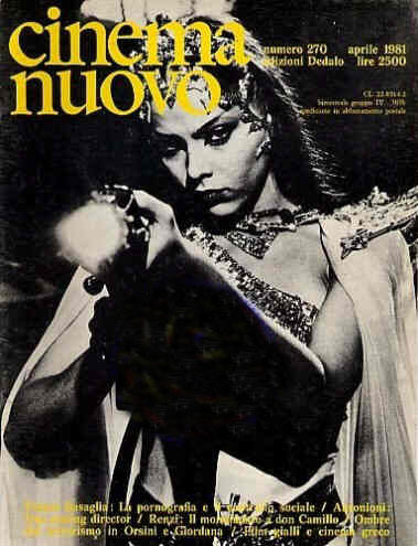 CINEMA NUOVO magazine side cover Issue 270 March/April 1981