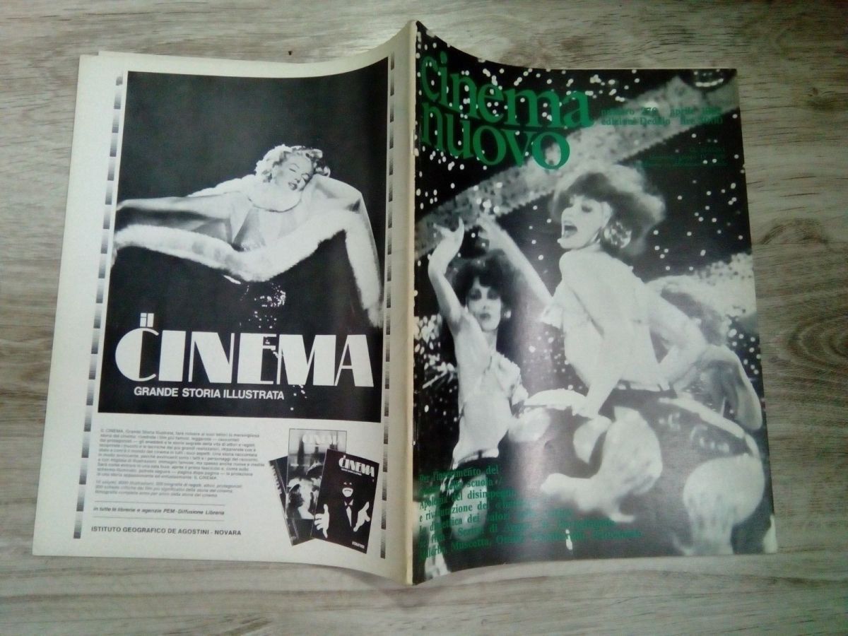 CINEMA NUOVO magazine side cover Issue 276 March/April 1982