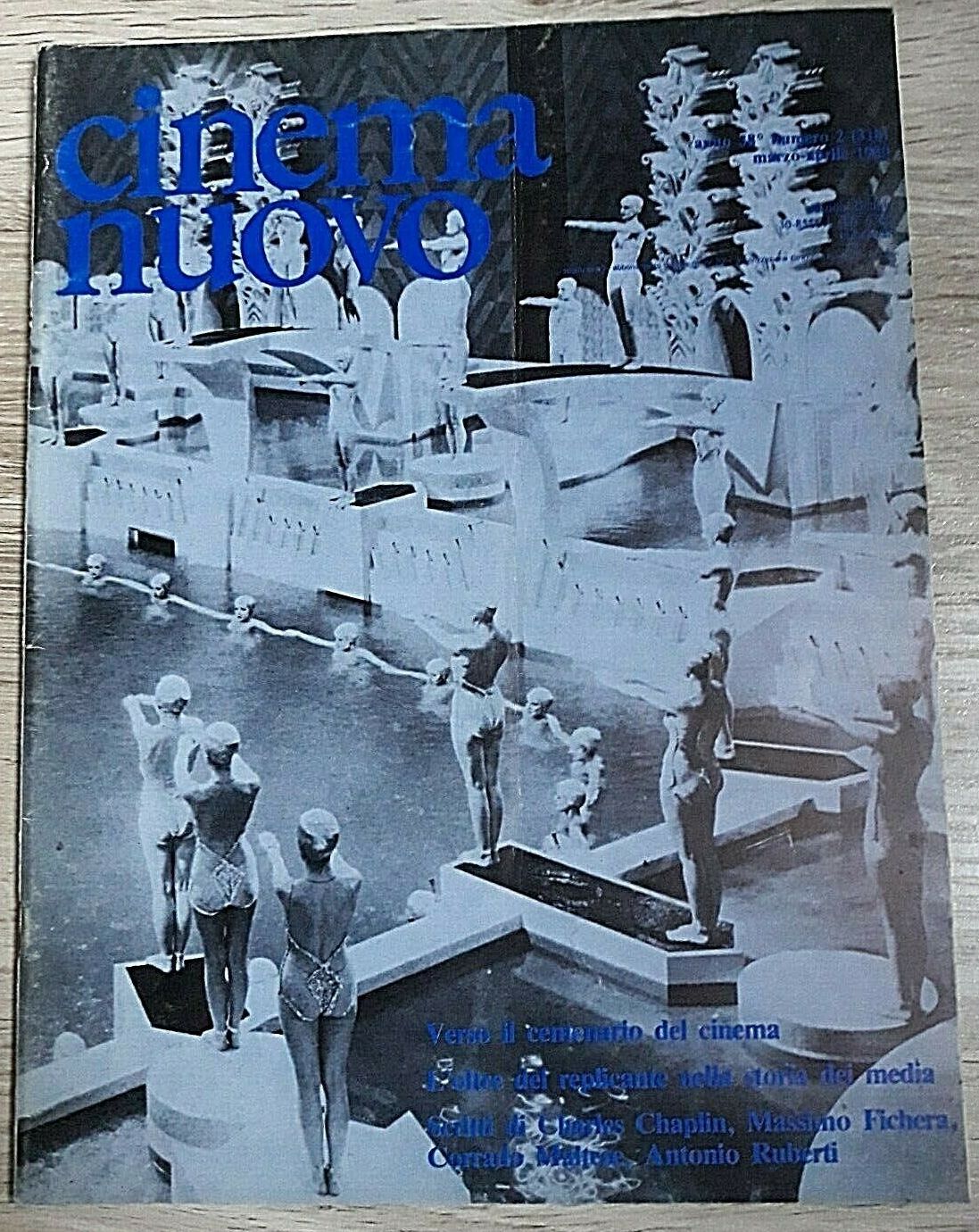 CINEMA NUOVO magazine side cover Issue 318 March/April 1989