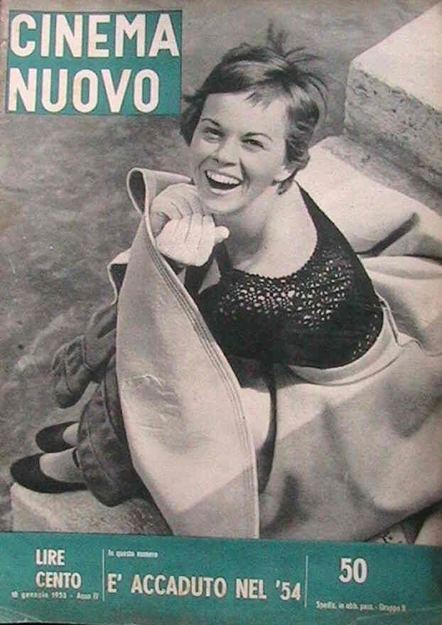 CINEMA NUOVO magazine side cover Issue 50 January 1955