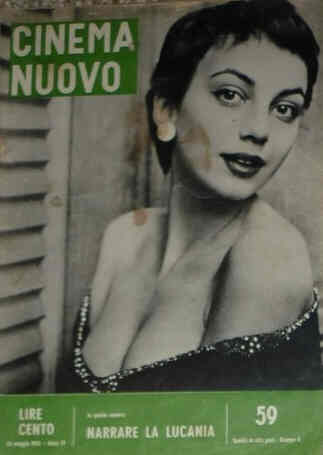 CINEMA NUOVO magazine side cover Issue 59 May 1955