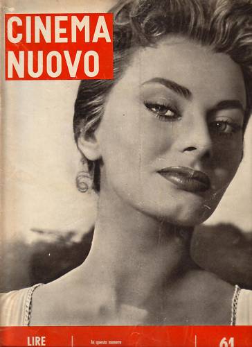 CINEMA NUOVO magazine side cover Issue 61 June 1955