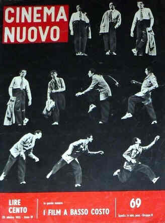CINEMA NUOVO magazine side cover Issue 69 October 1955