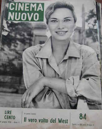 CINEMA NUOVO magazine side cover Issue 84 June 1956