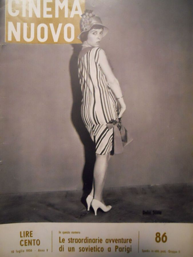 CINEMA NUOVO magazine side cover Issue 86 July 1956