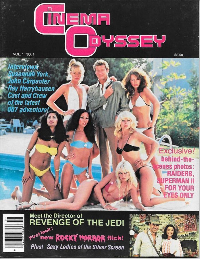CINEMA ODYSSEY magazine side cover Issue 1  1981