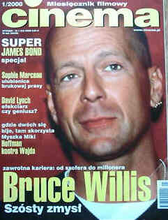 CINEMA (Po) magazine side cover January 2000