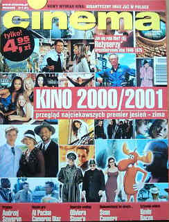 CINEMA (Po) magazine side cover September 2000
