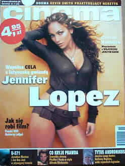 CINEMA (Po) magazine side cover November 2000