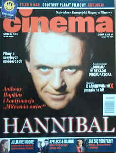 CINEMA (Po) magazine side cover July 2001