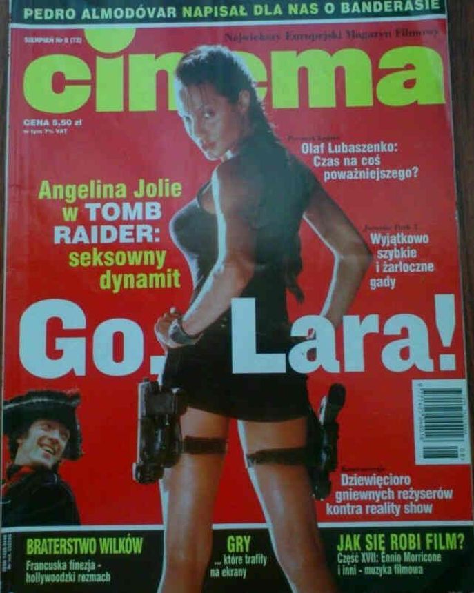 CINEMA (Po) magazine side cover August 2001