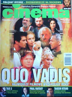 CINEMA (Po) magazine side cover September 2001