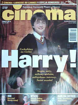 CINEMA (Po) magazine side cover January 2002