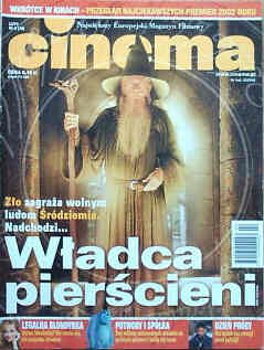CINEMA (Po) magazine side cover February 2002