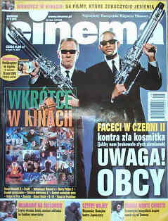 CINEMA (Po) magazine side cover August 2002