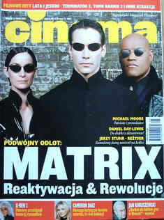 CINEMA (Po) magazine side cover May 2003