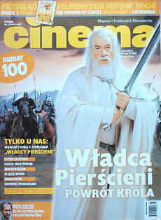 CINEMA (Po) magazine side cover January 2004