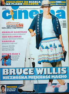CINEMA (Po) magazine side cover August 2004