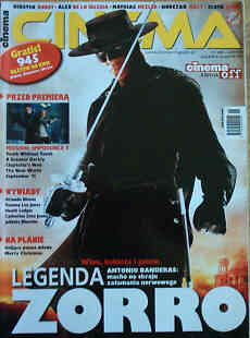 CINEMA (Po) magazine side cover November 2005