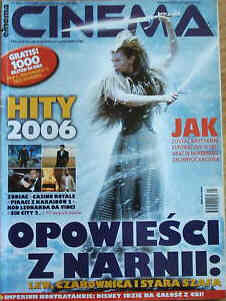 CINEMA (Po) magazine side cover January 2006