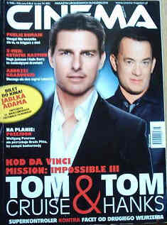 CINEMA (Po) magazine side cover May 2006