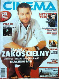 CINEMA (Po) magazine side cover January 2007
